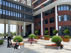 商业广场绿化景观改造