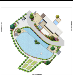 别墅庭院景观设计平面图