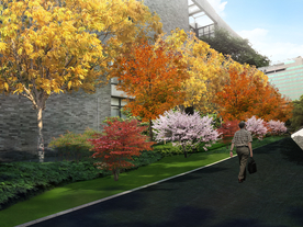 厂区道路景观设计效果图