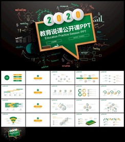 创意黑板教育培训教学设计公开课