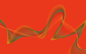 抽象线条红色背景