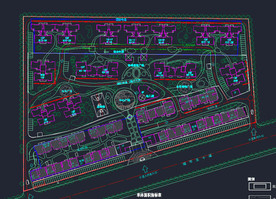彩色总平面 园林规划 小区规划