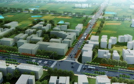 道路规划 市政道路效果图