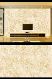 大理石纹理电视背景墙