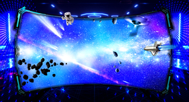 3D立体宇航员太空舱背景墙