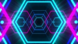 LED舞台灯光背景舞蹈几何线条