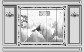 高清 新高端框画 TIF分层