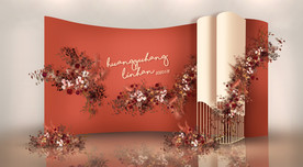 红色泰式迎宾区