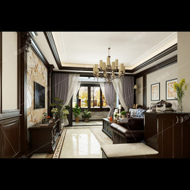 欧式风格别墅豪宅装修客厅效果图
