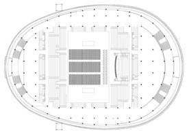 CAD演出布置平面图