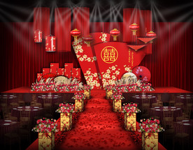 中式婚礼仪式区