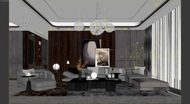 现代客厅 沙发组合