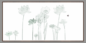 现代组合无框画