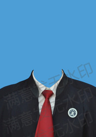 律师袍证件照衣服模板