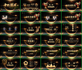 2020表彰颁奖晚会PPT