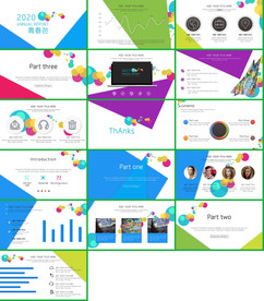 小清新水彩手绘时尚PPT