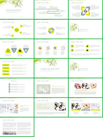 小清新水彩手绘时尚PPT