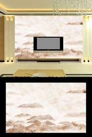 大理石电视背景墙