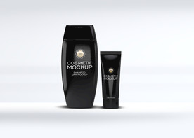 化妆品套装模型样机