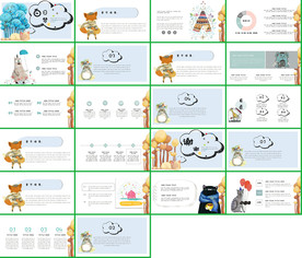 通用卡通幼儿教育课件PPT