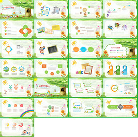 通用卡通幼儿教育课件PPT