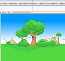 蝴蝶的飞行动态引导线动画5秒