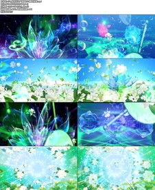 茉莉花大气唯美LED舞蹈背景.