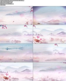 毛不易不染舞台视频背景中国风水