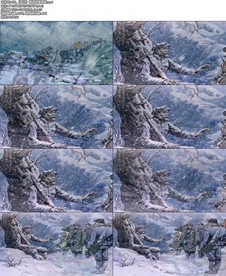 《军礼》朗诵背景视频