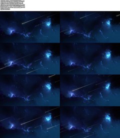 唯美星空流星雨