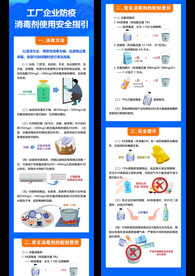 企业开工防疫消毒剂使用安全指引
