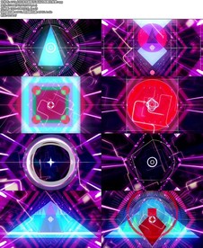 红日李克勤配乐成品动感舞台背景