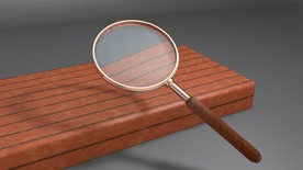 放大镜立体模型