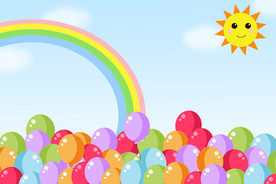 幼儿园卡通背景图片