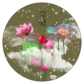 现代组合无框画