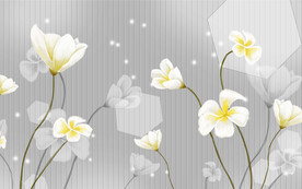 高清花朵背景画 tif分层