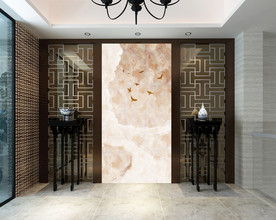 大理石写意玄关装饰画