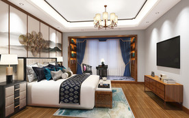 新中式卧室