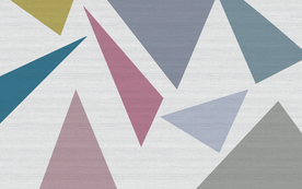 现代简约壁纸 北欧几何地毯