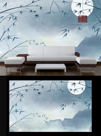 中式电视背景墙