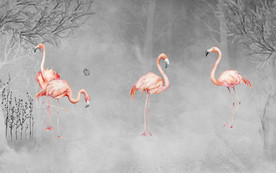 火烈鸟奢华画 tif分层