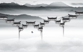 新款意境中国风画 TIF分层