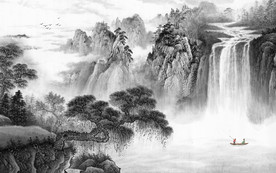 高档 意境中国风画 TIF分层