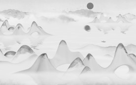 新品新风景山水画 TIF分层