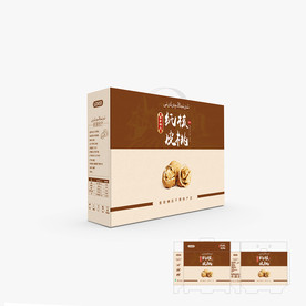 纸皮核桃礼盒包装设计