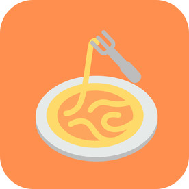 矢量餐饮icon图标吃面