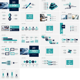 2020扁平化商务计划书PPT