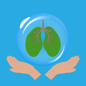 矢量图保护好我们的肺