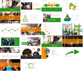 体育运动锻炼健身房宣传PPT