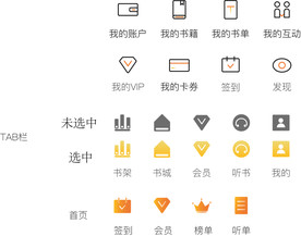 阅读APP系列图标